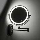 Axyaa LED Makeup Mirror Double Side Fill Light USB Charging Tricolor Dimming