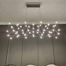 Axyaa Stainless Steel Chandelier: Modern High-end Lighting for Dining, Living & Cafe Bars