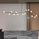 Axyaa LED Chandeliers for Modern Home Decor - Pendant Light Lamps for Living Room and Dining Room