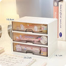 Axyaa Desk Organizer Stackable Drawer Pen Holder Stationery Storage Box