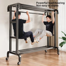 Axyaa Floor-to-Ceiling Clothes Rack: Indoor Drying Hanger & Coat Rack