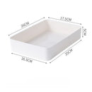 Axyaa Desk Organizer Set: Student Storage Box with Built-in Partitions, Ideal for Stationery and Cosmetics