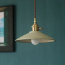 Axyaa Ceramic LED Pendant Lamp Copper Hanglamp for Dining Living Room