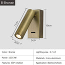 Axyaa Wall Sconce Bedroom Spotlight Lamp for Reading & Indoor Master Bedroom
