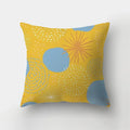 Blue Elk Geometric Pillow Case Cover by Axyaa - Fresh Animal Print Home Decoration