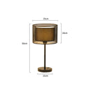 Axyaa Nordic Classic Black White Table Lamp Night Light