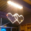 Axyaa Love Crystal Chandelier for Dining & Bedroom