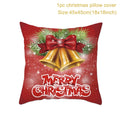 Axyaa Christmas Cushion Cover 2022: Merry Decorations, Navidad, Noel, Xmas Gifts, Happy New Year 2023