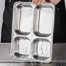 Stainless Steel Kitchen Storage Tray by Axyaa: Organize Dishes & Utensils for School or Company