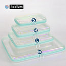 Axyaa Clear Cosmetic Travel Case for Home Medicine and Toy Organization