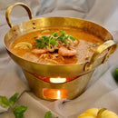 Axya Brass Thai Tableware Curry Pot with Two Ears and Lid