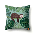 Axyaa Green Leaf Pillowcases for Sofa, Car & Living Room Decor