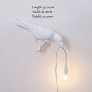 Axya Resin Crow Light: Table Lamp for Home Decor Living Room Bedroom Nightstand