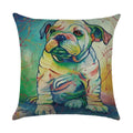 Axyaa Animal Print Pillow Cover: Stylish Sofa & Chair Linen Cushion Cover Art