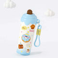 Axyaa Ice Cream Thermal Water Bottle with Straw: 316 Stainless Steel Insulated Cup
