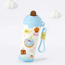 Axyaa Ice Cream Thermal Water Bottle with Straw: 316 Stainless Steel Insulated Cup
