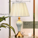 Axyaa Luxury Ceramics Table Lamp LED Modern Design for Living Room Bedroom