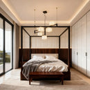 Axyaa White Marble LED Pendant Light for Luxurious Villa Decor
