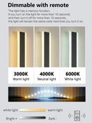 Axyaa Minimalist Outdoor Wall Lamp Strip for Garden Villa Background Lighting