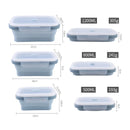 Axyaa Silicone Bento Box - Collapsible Portable Lunch Container