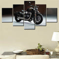 Axyaa Cool Bikes Canvas Wall Art Poster Set for Living Room Decor