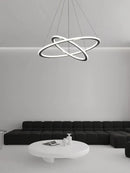 Axyaa Nordic Minimalism Circle Ring LED Pendant Lights Chandeliers for Home Decor