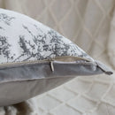 Axyaa Soft Jacquard Gray Pillow Cover 45x45 Nordic Style Cozy Decor Case