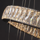Axyaa Crystal Chandelier Stair Pendant Lamp Living Room Lighting
