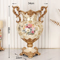 Axyaa European Retro Vase Resin Decoration for Home Foyer, Living Room, TV Cabinet