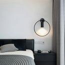 Axya Circle LED Wall Lamp - Nordic Wrought Iron Sconce for Bedroom and Home Decor