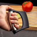 Axyaa Stainless Steel Onion Slicer Tomato Shredder Fruit Cutter Kitchen Gadget