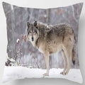 Axyaa African Lion Digital Print Pillowcase Decorative Cover