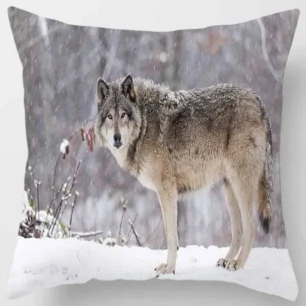 Axyaa African Lion Digital Print Pillowcase Decorative Cover