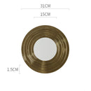 Axyaa Brushed Texture Ceramic Steak Pasta Sushi Dessert Plates for Molecular Cuisine