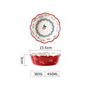 Axyaa Retro Ceramic Fruit Bowl Set for Stylish Table Presentation