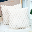 Axyaa Red Solid Cushion Cover Soft Pillowcase for Home Decor Sofa Bedroom