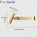 Axyaa Gold Copper LED Wall Light Modern Bedroom Living Room Decor Reading Lamps