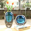 Axyaa Crystal Glass Vase Hydroponics Terrarium Flower Pot Home Decoration