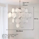 Axyaa Crystal Chandelier Dining Room Luxury Pendant Lamp