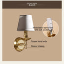 Axyaa Retro Copper Wall Lamp for Living Room, Bedroom, or Aisle