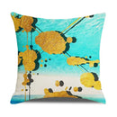Axyaa Gold Elk Modern Pillowcase Cover for Customizable Bedside Decor