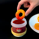 Axyaa 100ml Leak-proof Sauce Cup with Lid - Portable Reusable Salad Dressing Container