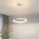 Axyaa Dimmable LED Circular Pendant Chandelier for Modern Home Decor