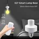 Axyaa Wireless E27 Lamp Holder with Smart Timer Switch for LED Bulb