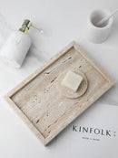 Axya Wabi Sabi Style Tray, Medieval Ornament, Home Decor, Creative Storage Plate