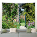 Axyaa Romantic Floral Garden Tapestry for Living Room Dorm Aesthetics