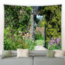 Axyaa Romantic Floral Garden Tapestry for Living Room Dorm Aesthetics