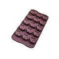Axyaa 15-Hole Silicone Chocolate Mold: Creative Jelly Candy Cake Ice Grid Baking Mould