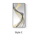Axyaa Minimalist Lines Art LED Wall Lamp for Bedroom, Study, Living Room