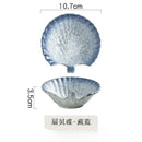 Axyaa Ceramic Shell Bowl with Handle for Home and Restaurant Tableware
